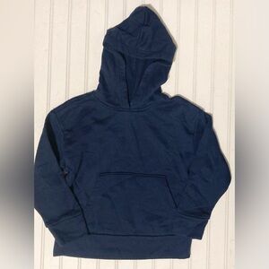 Old Navy‎ Boy’s Hoodie Sweatshirt Size 6-7 Navy Blue Long Sleeve Neutral Sweater